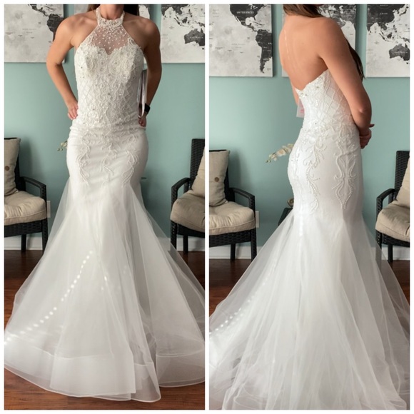 Jovani mermaid wedding or prom dress - Picture 4 of 4